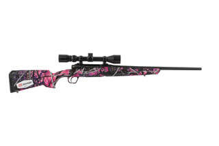 Savage Axis XP Compact 243 Win Bolt Action Rifle in Muddy Girl Camo